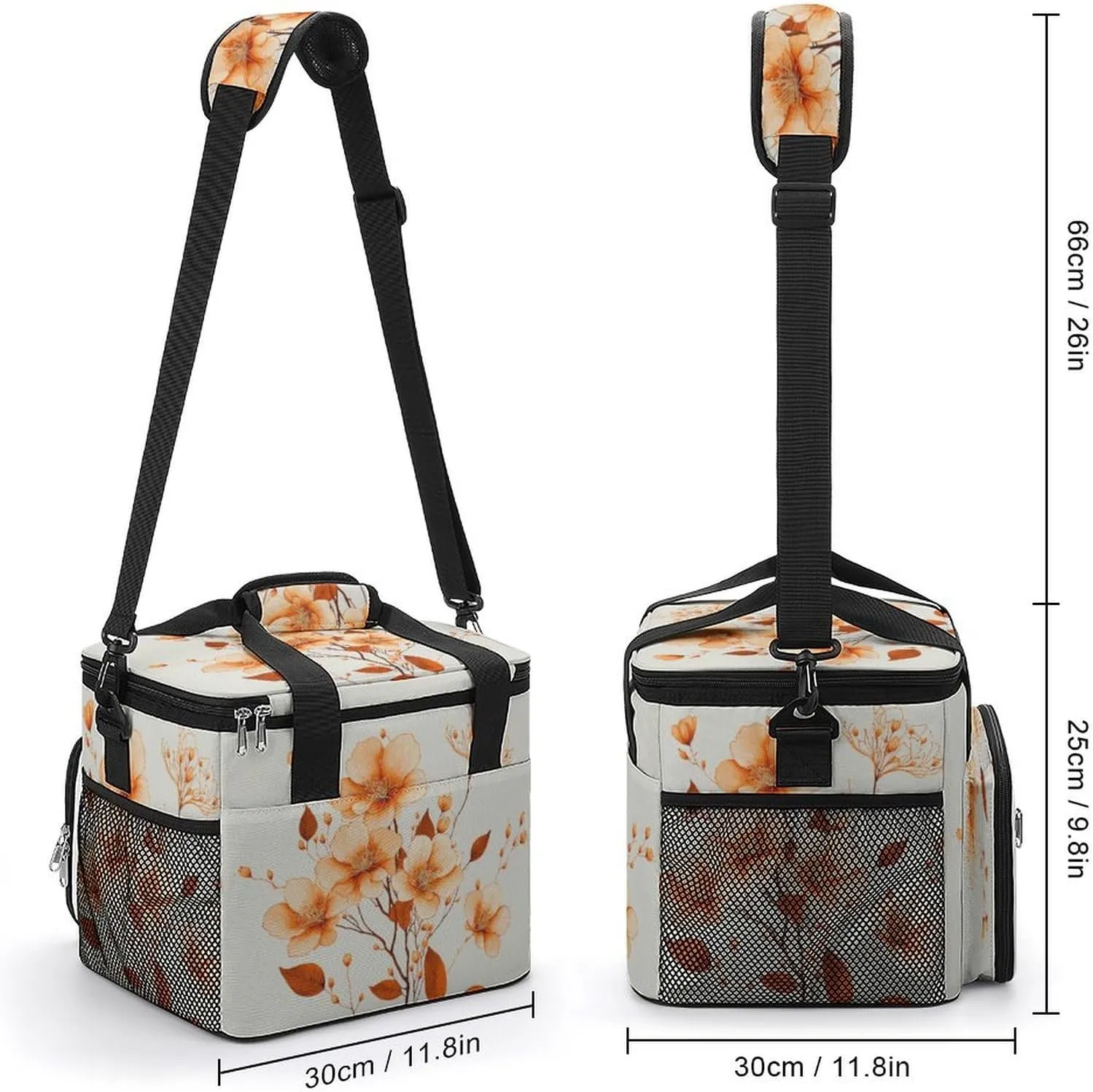 Funny Magic Basketball 22.5L Insulated Camping Coolers Bag Large Leakproof Ice Chest for Beach Travel Picnic