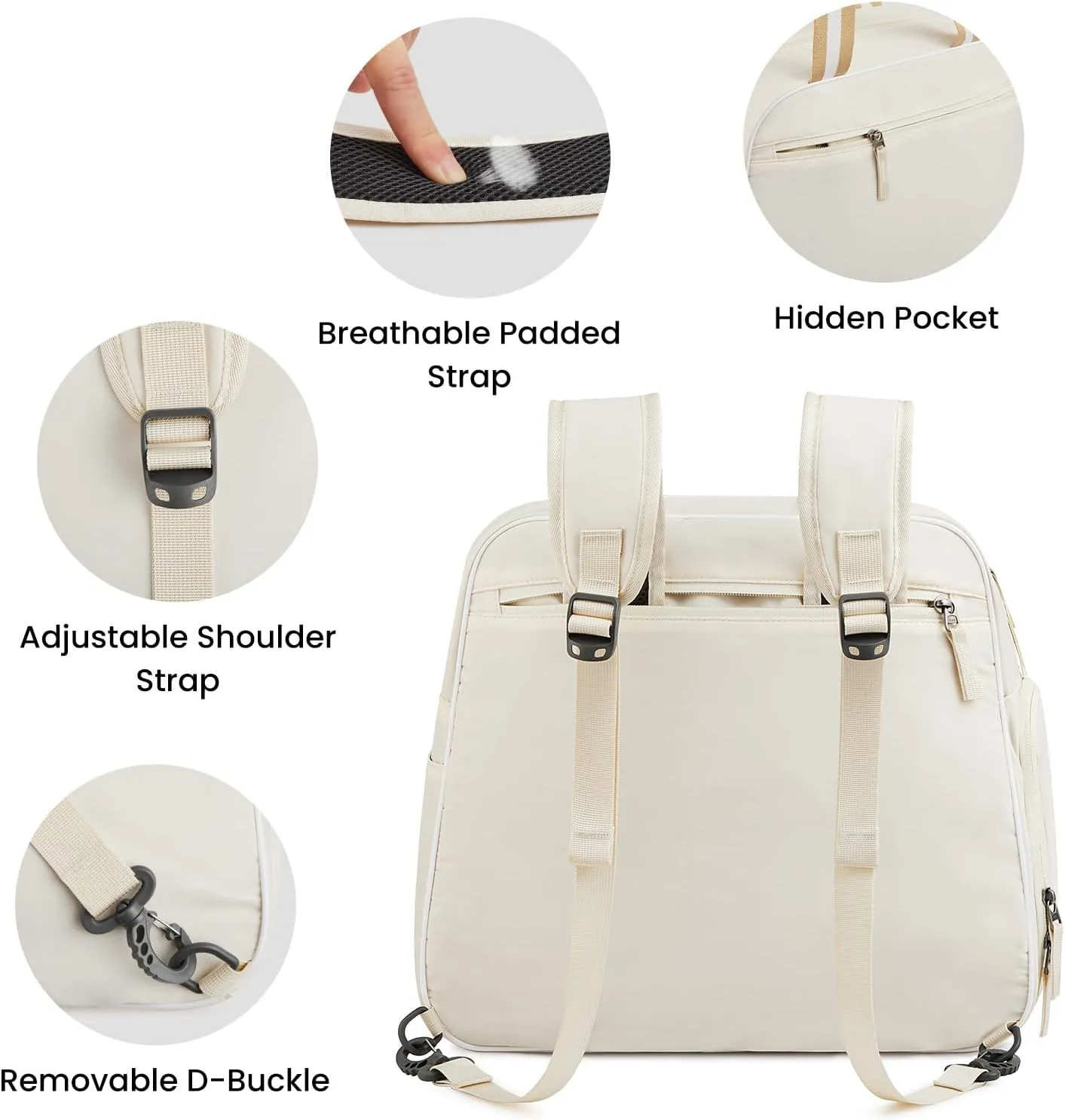 G4Free Pickleball Bag, Pickleball Bag Tote for Women and Men