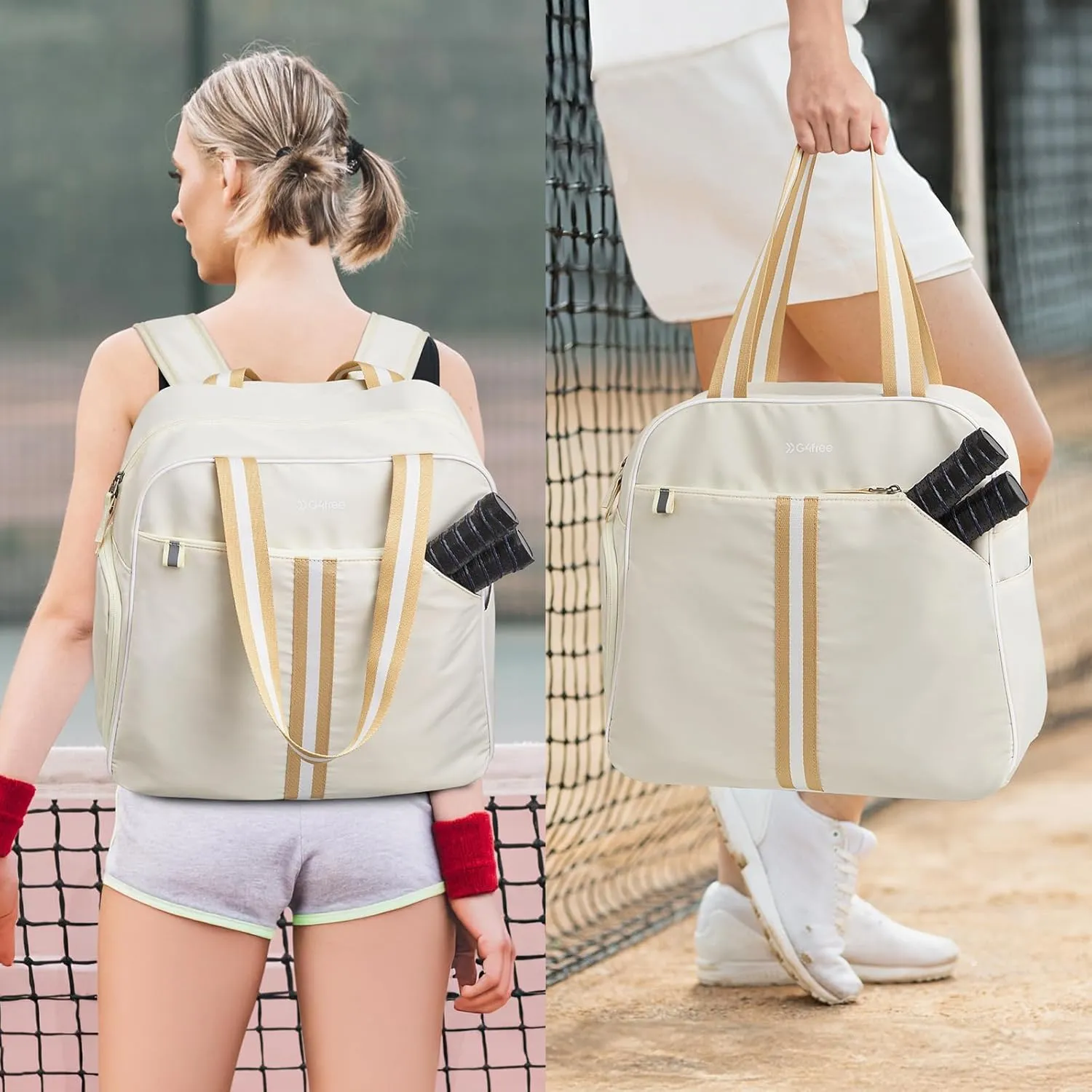 G4Free Pickleball Bag, Pickleball Bag Tote for Women and Men