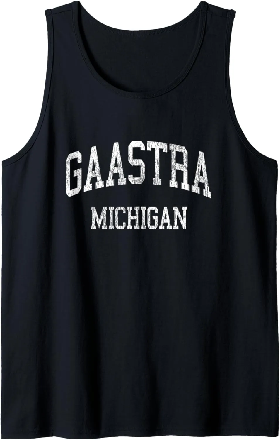 Gaastra Michigan MI Vintage Athletic Sports Design Tank Top