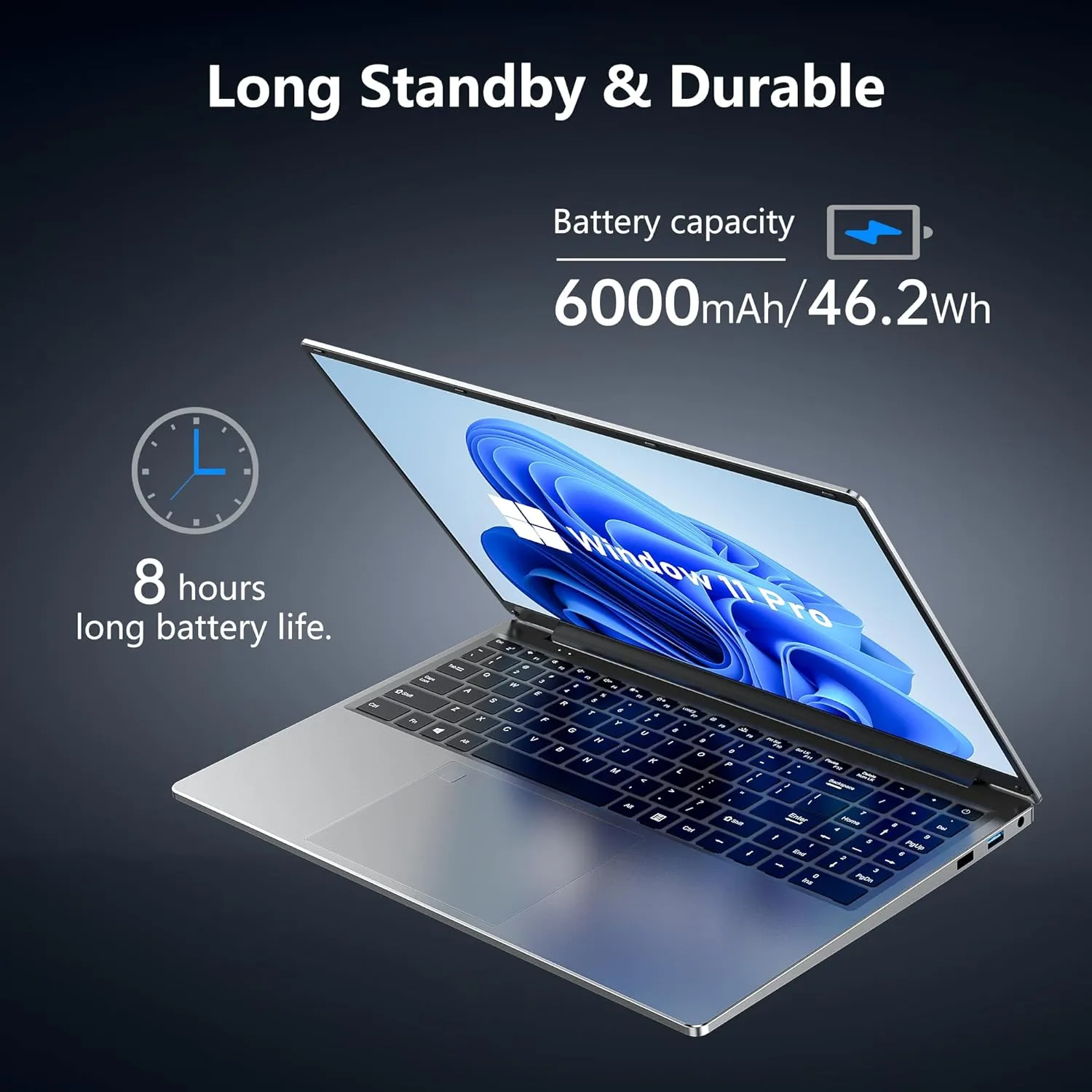 Gaming Laptop, 16 Inch FHD Display (1920 x 1200), N95 Laptop Computer (up to 3.4GHz), 16GB RAM 1TB SSD, Supports 180 Angle Opening, Bluetooth, Backlit Keyboard, Windows 11 Pro