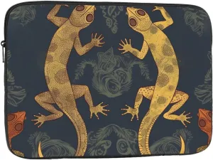 Gecko Lizards Laptop Sleeve Bag 13 Inch Waterproof Shockproof Laptop Case Bag Lightweight Tablet Travel Cover Computer Skin Bag Tablet Carrying Case