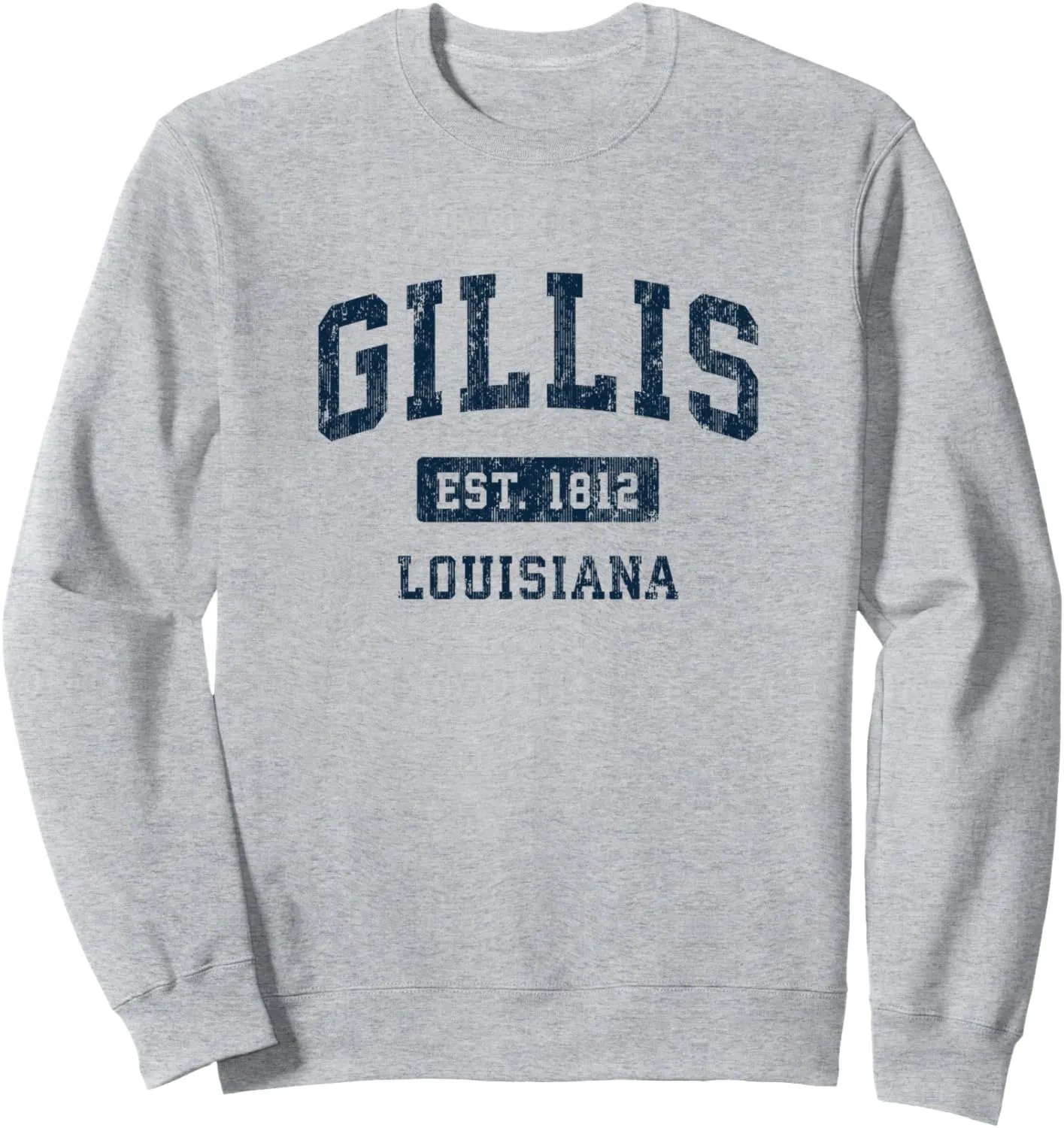 Gillis Louisiana LA Vintage Athletic Sports Design Sweatshirt