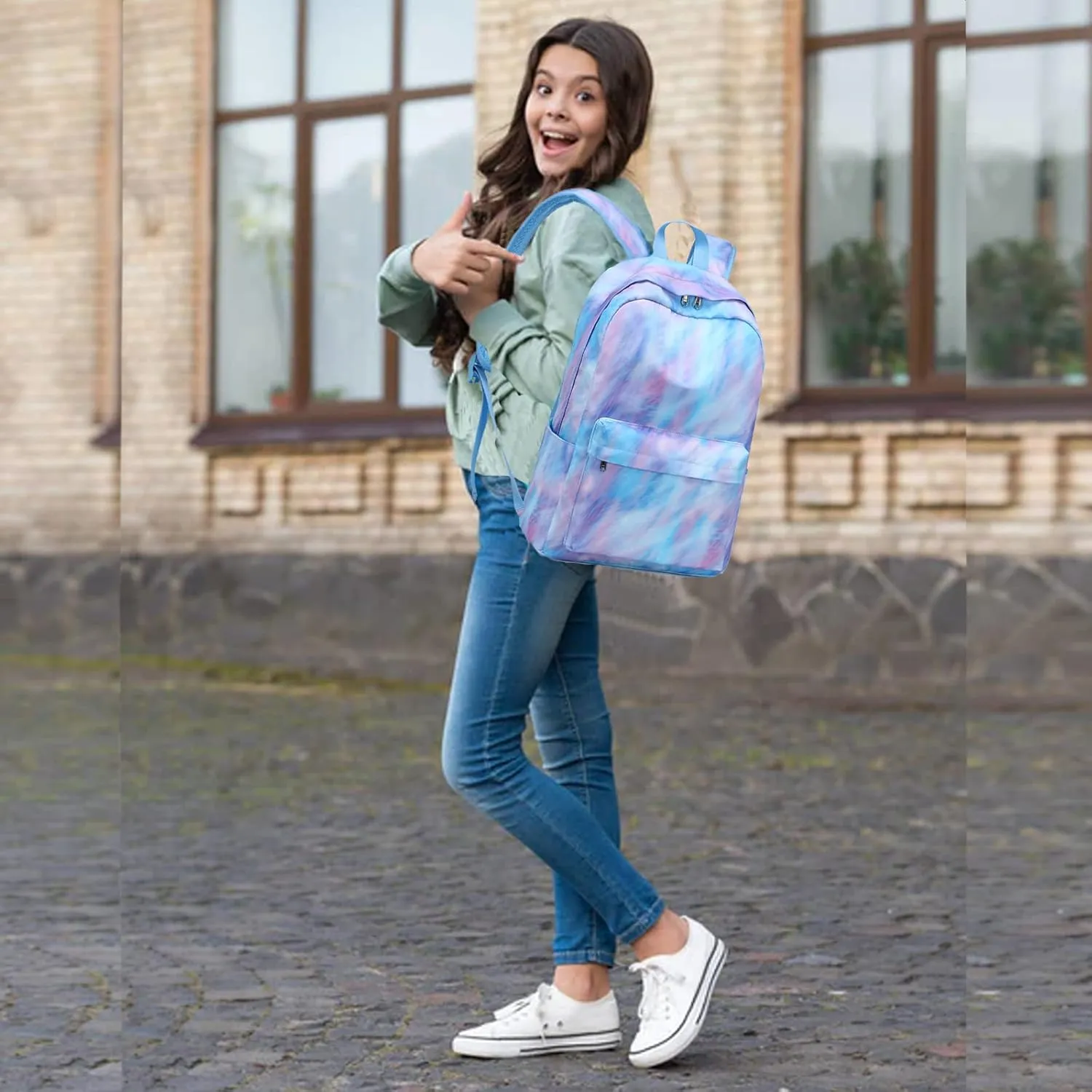 Girls Backpack School Backpack for Boys and Girls Laptop Backpack Water Resistant Middle School Bags Kids Backpacks