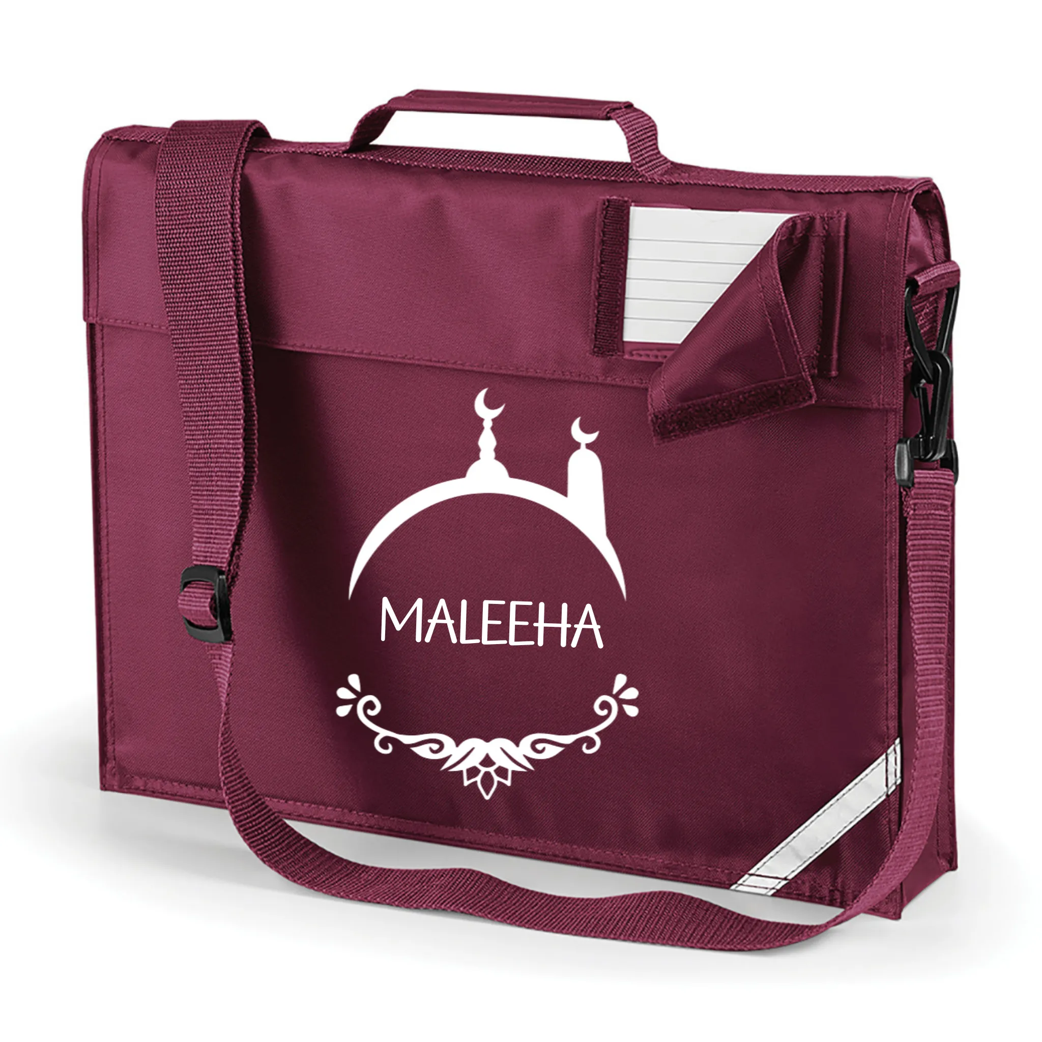 Girls Madressah/School Bookbag with Strap - Personalised