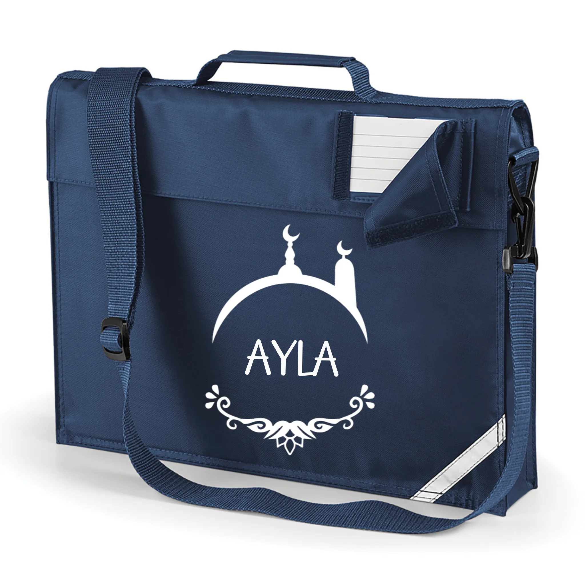 Girls Madressah/School Bookbag with Strap - Personalised