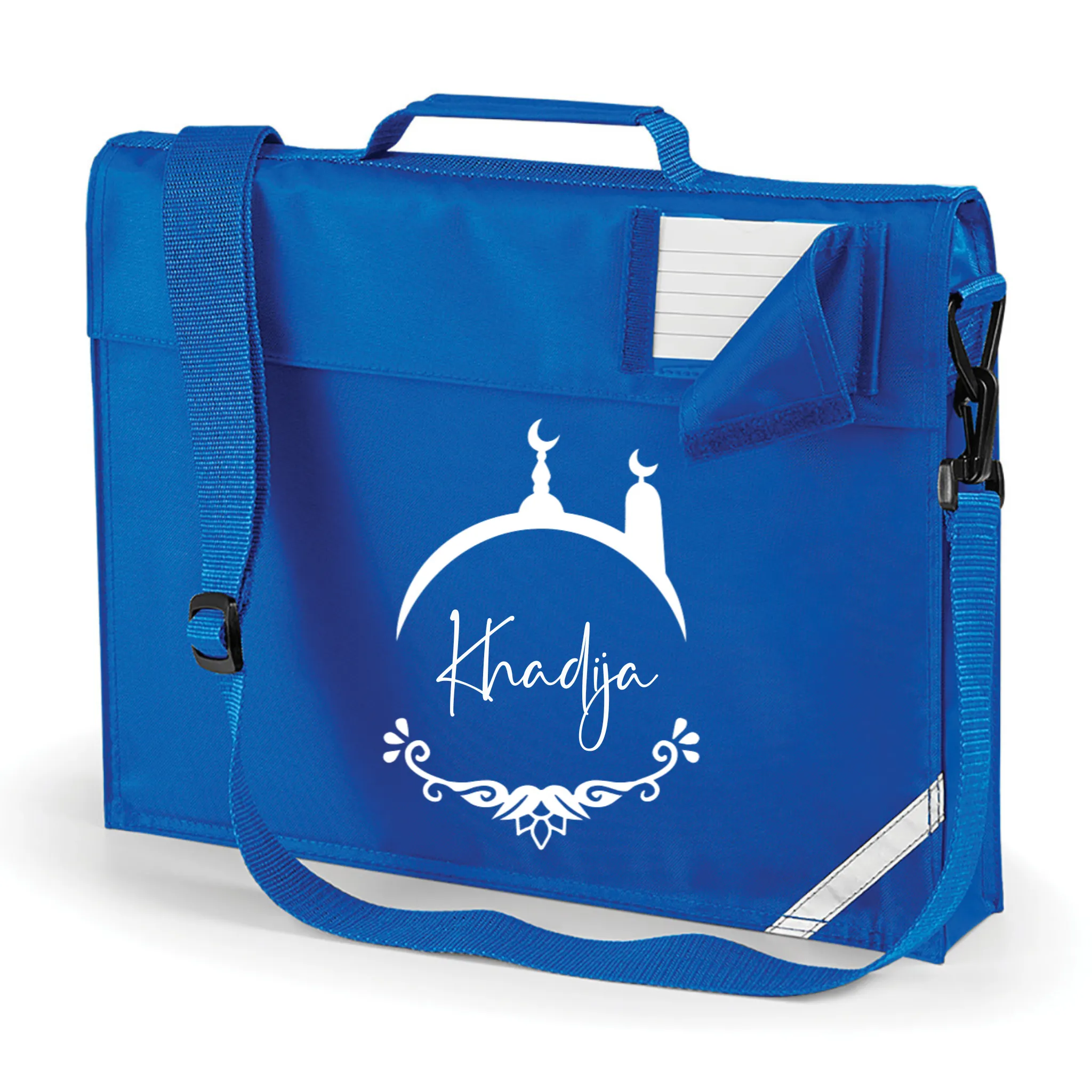 Girls Madressah/School Bookbag with Strap - Personalised
