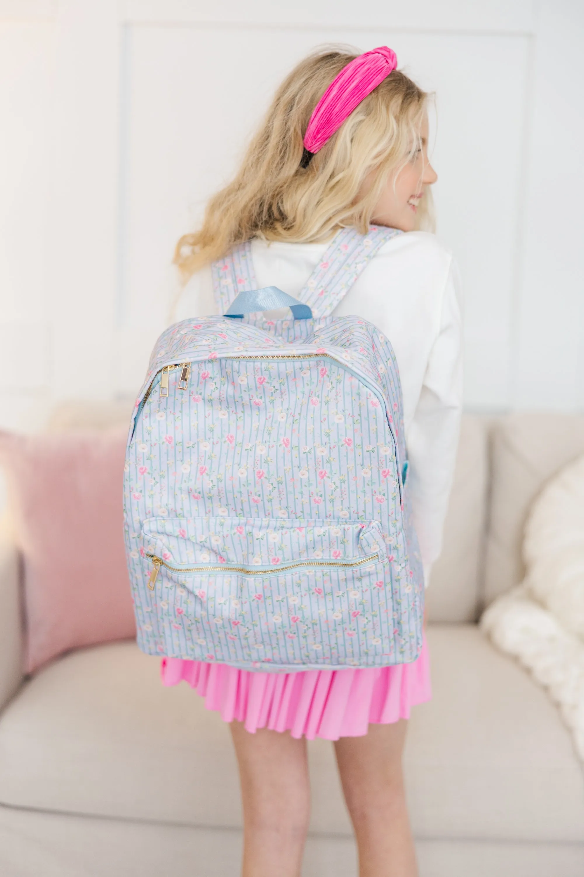 Girls: The Brynlee Light Blue Backpack