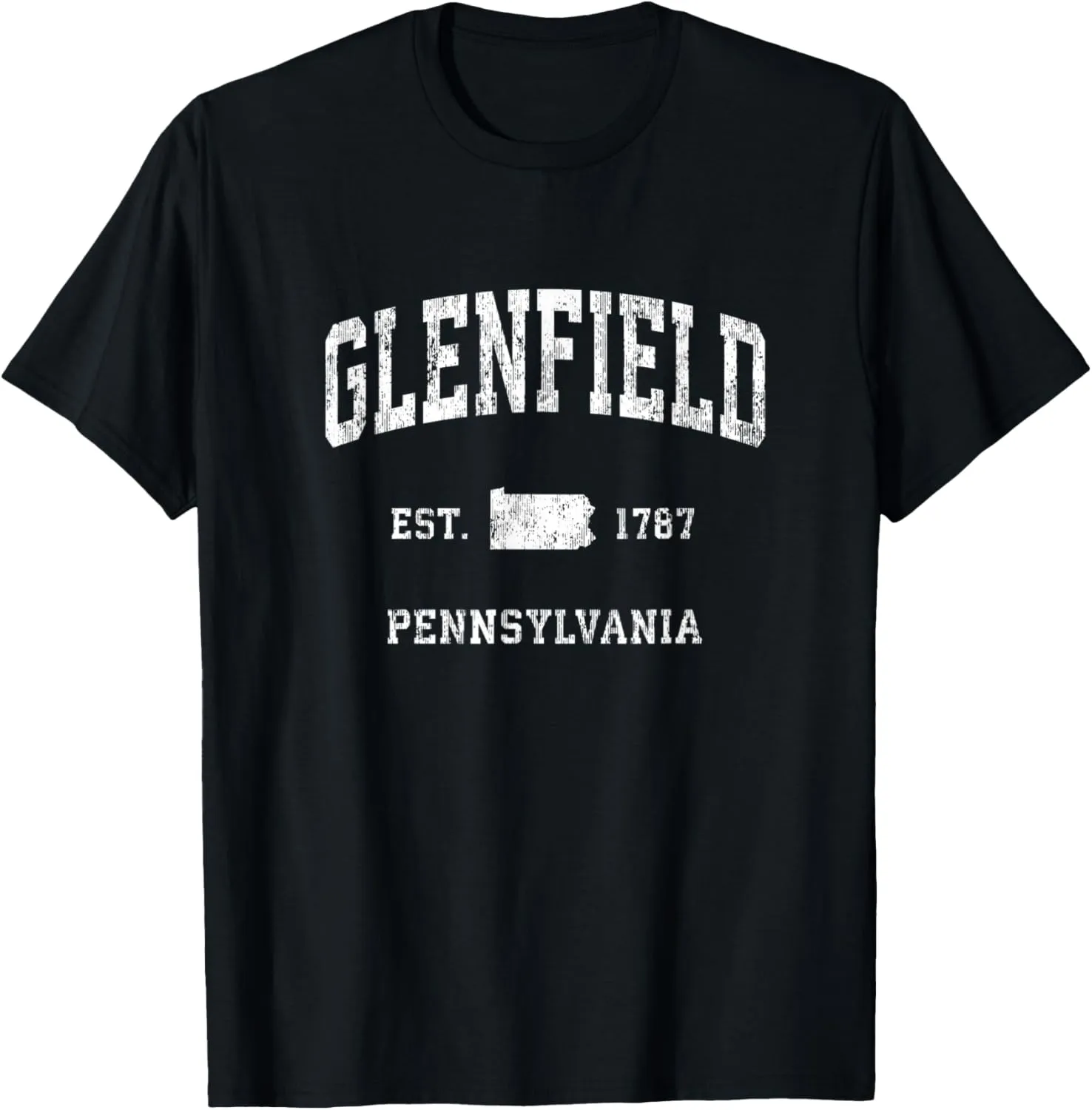 Glenfield Pennsylvania PA Vintage Athletic Sports Design T-Shirt