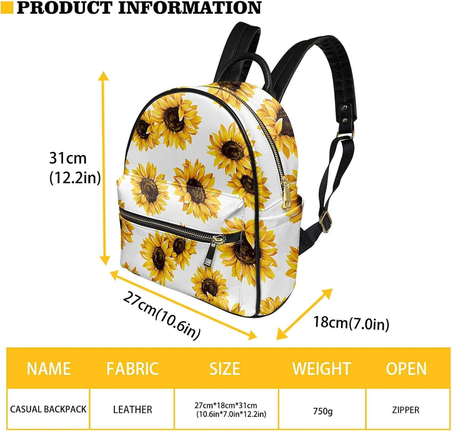GLENLCWE Deer American Flag Backpack Purse,Patriotic Daypack for Women Mini Leather Backpack Shoulder Bag Anti Theft