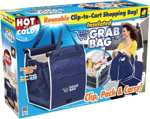 Grab Bag Insulated Reusable Shopping Bag, Holds up to 40 lbs, 1 Bag