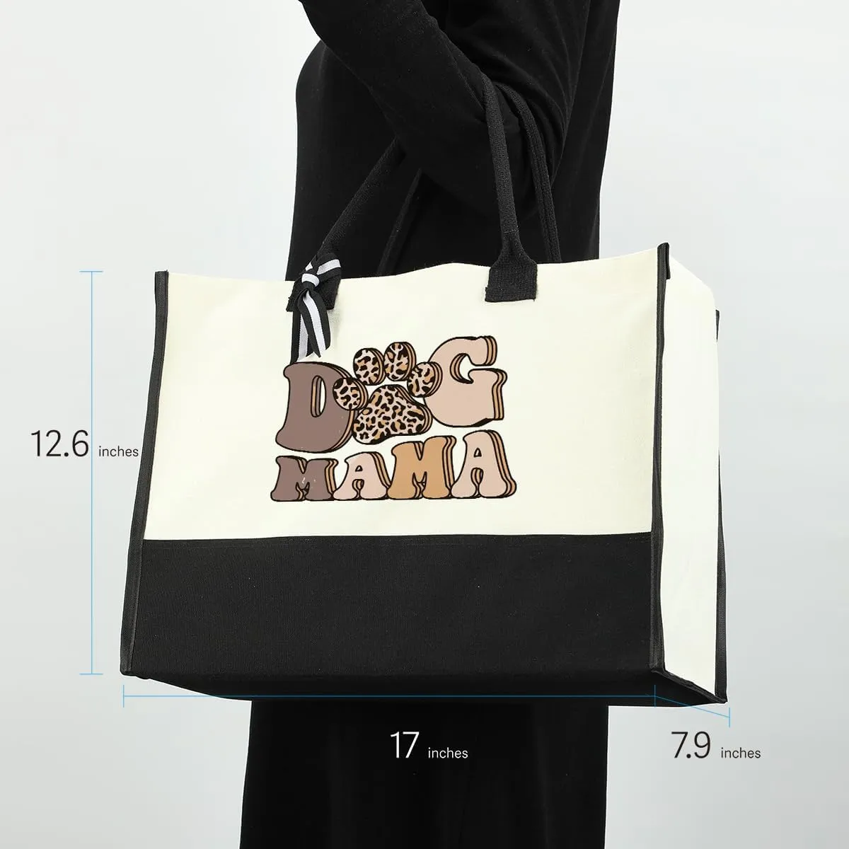 Grandma Gifts Canvas Tote Bag - Birthday & Appreciation Gift for Women Grandmother - Waterproof Beach Bag