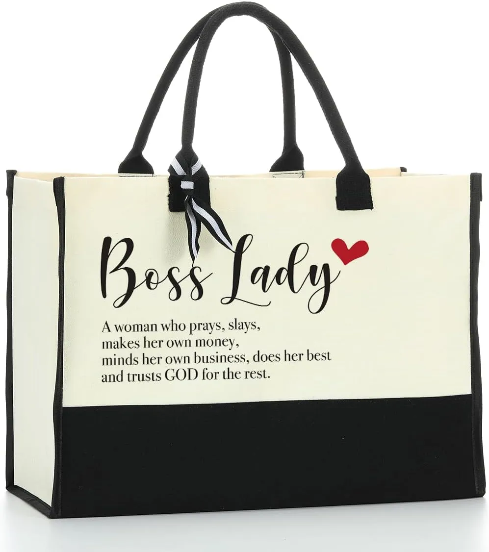 Grandma Gifts Canvas Tote Bag - Birthday & Appreciation Gift for Women Grandmother - Waterproof Beach Bag