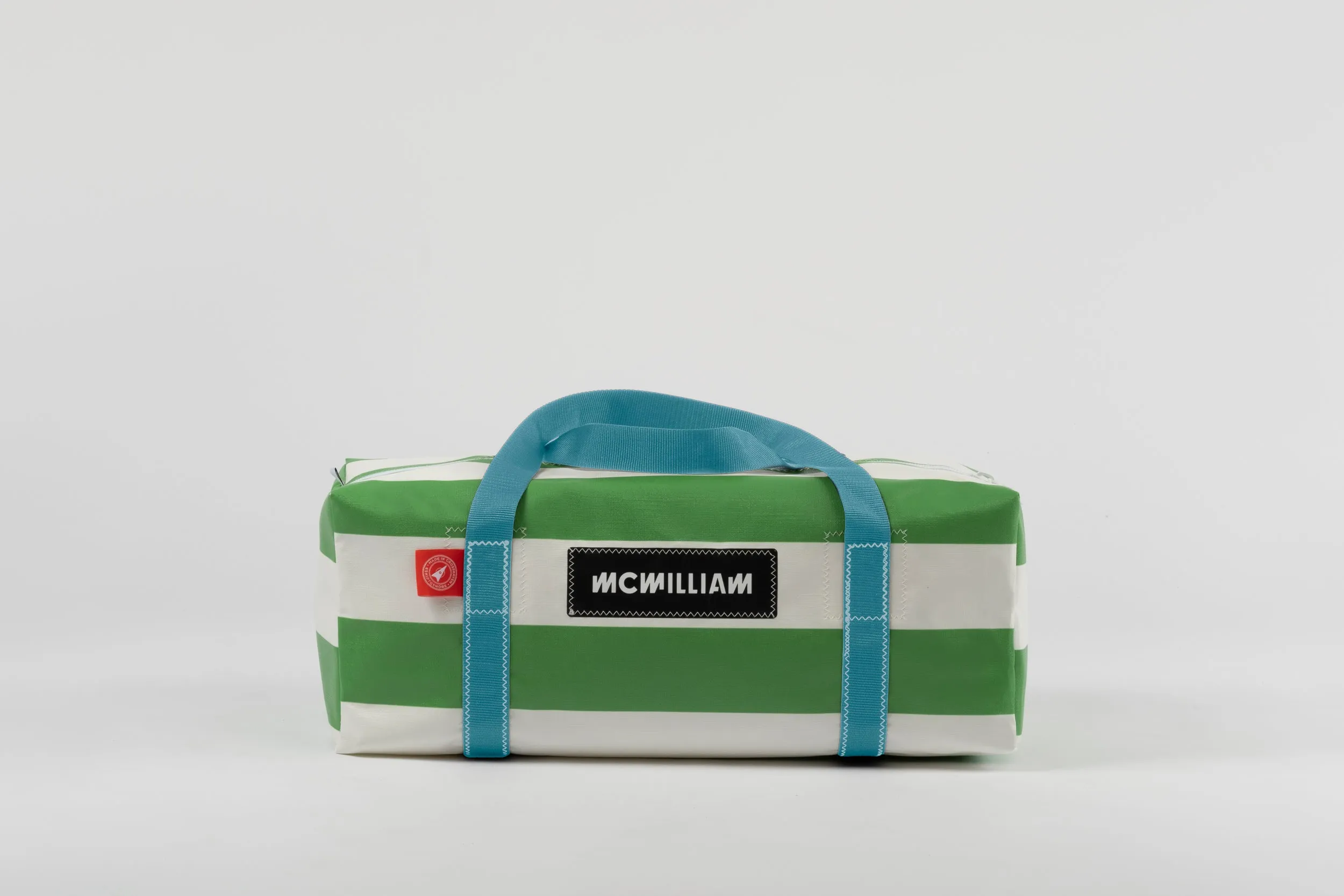 Green Medium Holdall (42L) - Classic Stripe