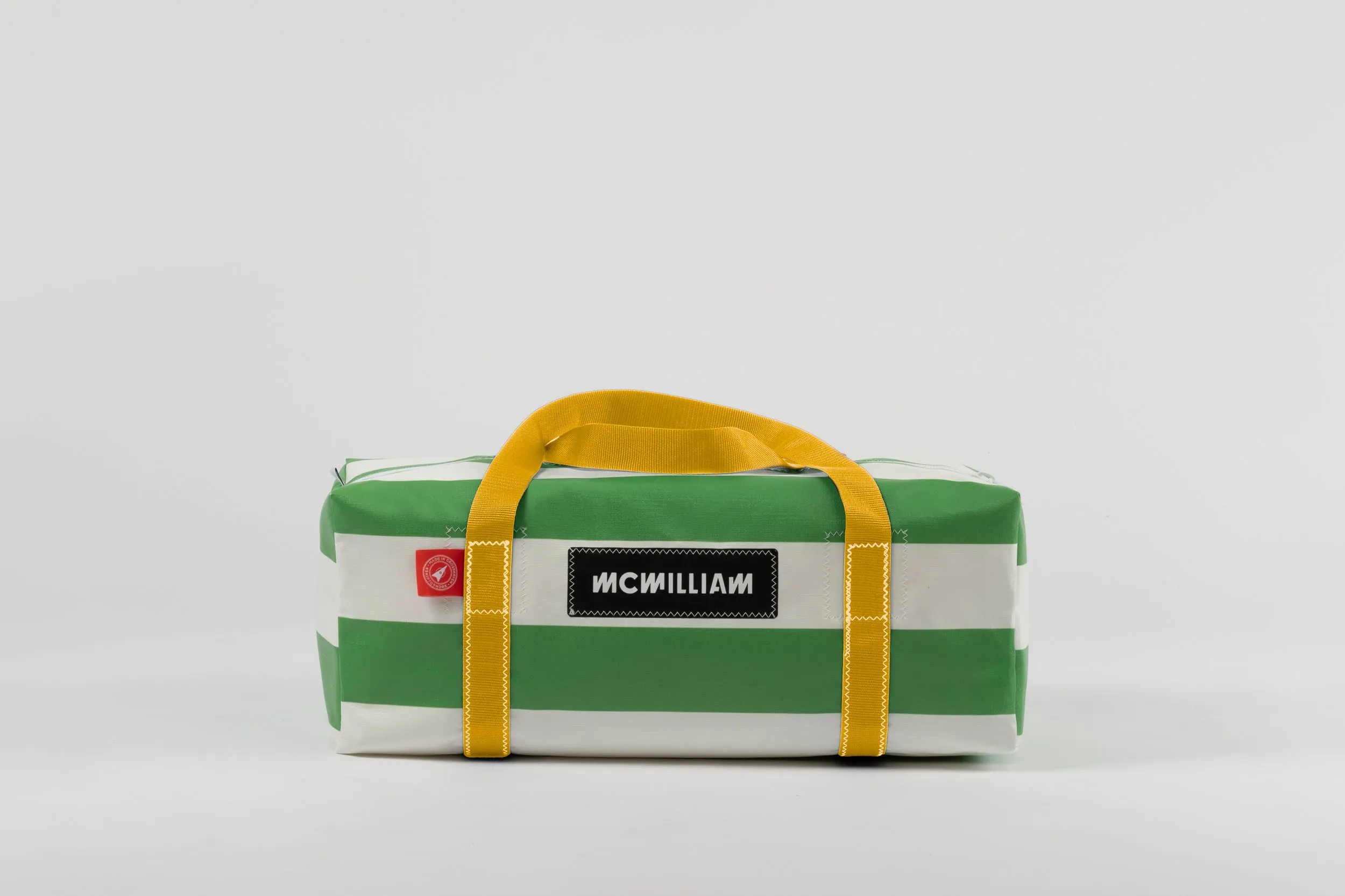 Green Medium Holdall (42L) - Classic Stripe