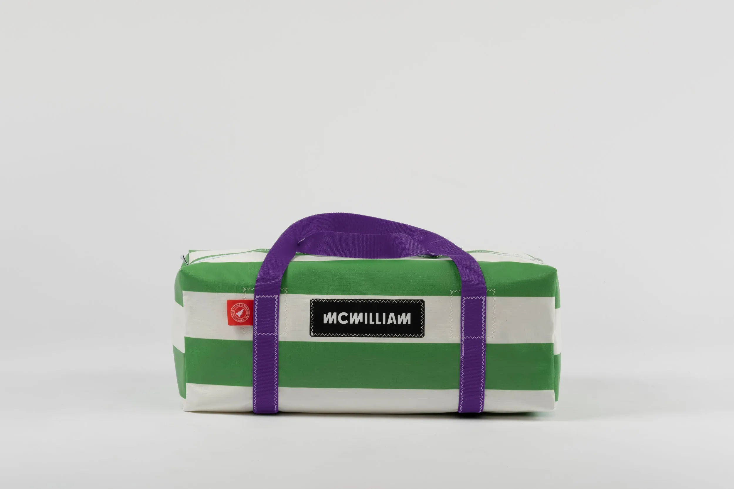 Green Medium Holdall (42L) - Classic Stripe
