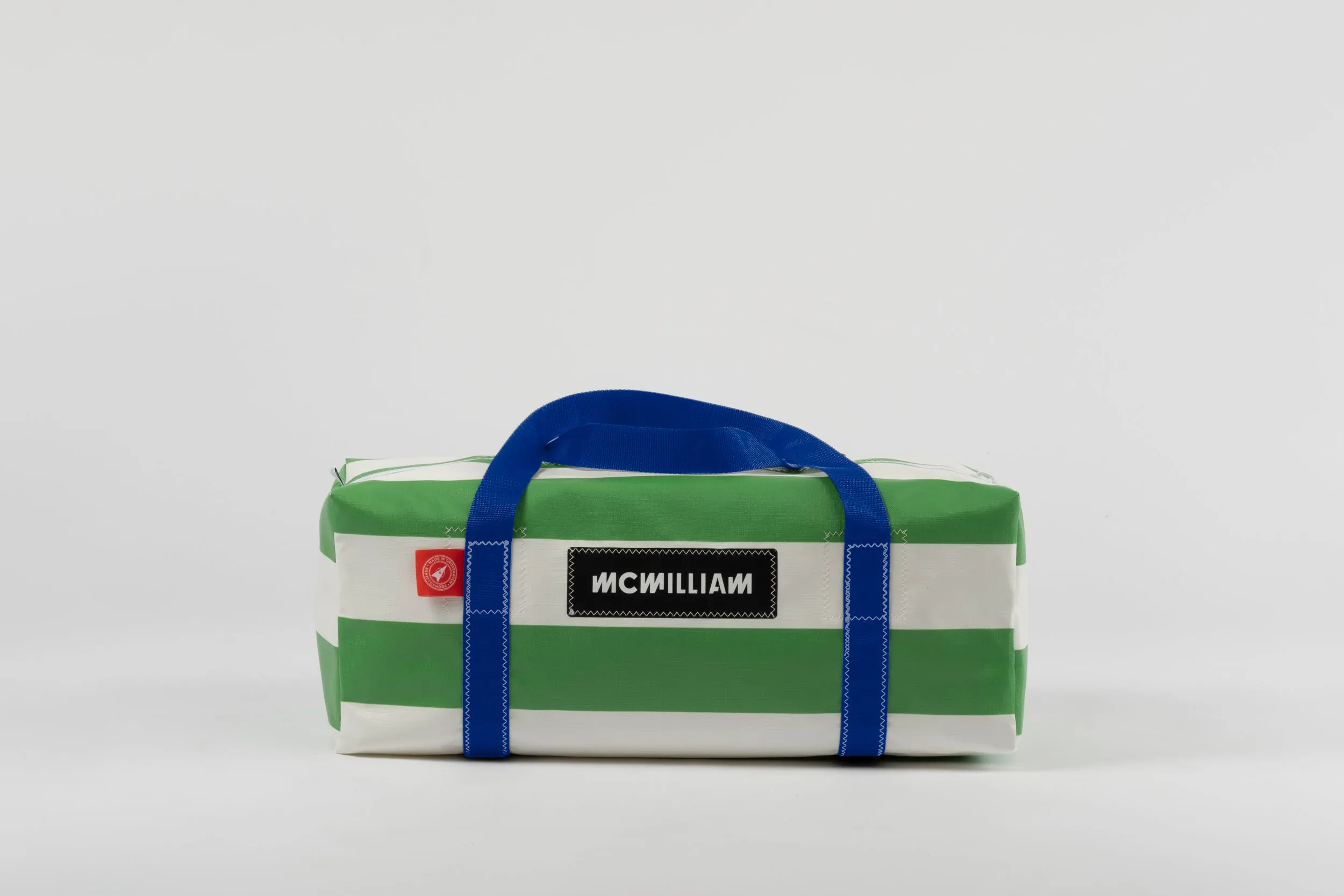 Green Medium Holdall (42L) - Classic Stripe