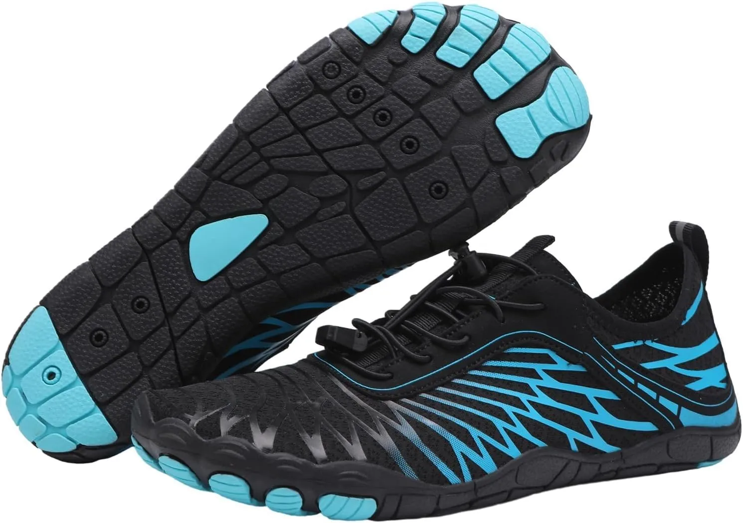 Grounded Footwear for Men Barefoot Shoes Women, Comfortable Lightweight Wide Toe Hike Shoes with Waterproof and Non-Slip