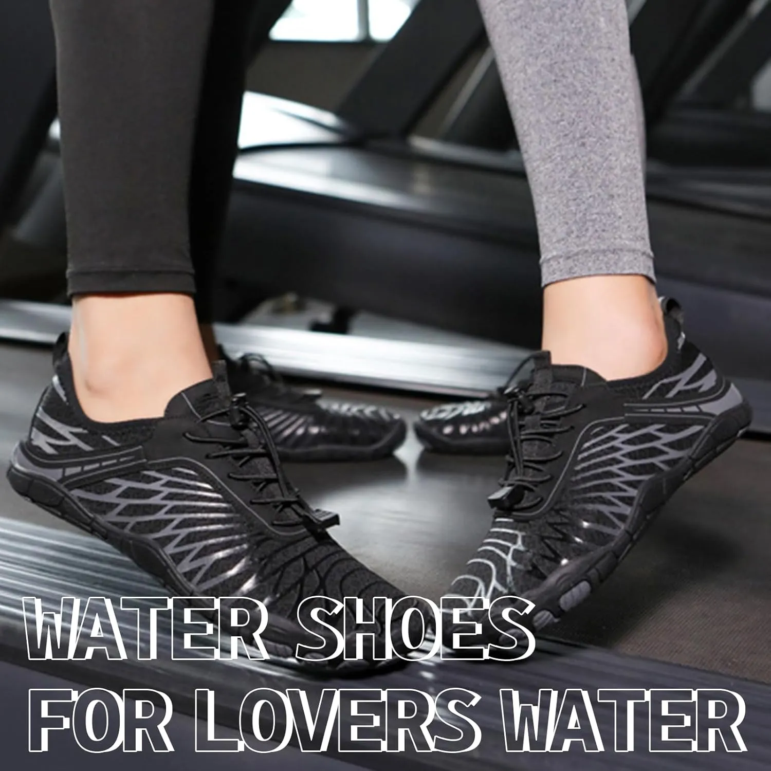 Grounded Footwear for Men Barefoot Shoes Women, Comfortable Lightweight Wide Toe Hike Shoes with Waterproof and Non-Slip