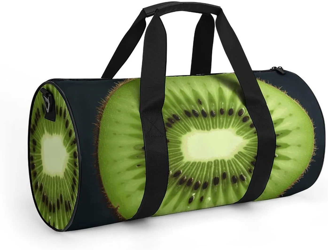 Gym Bag for Men Women Kiwi Slice Duffel Bag Overnight Bag with Compartment Gym Sackpac
