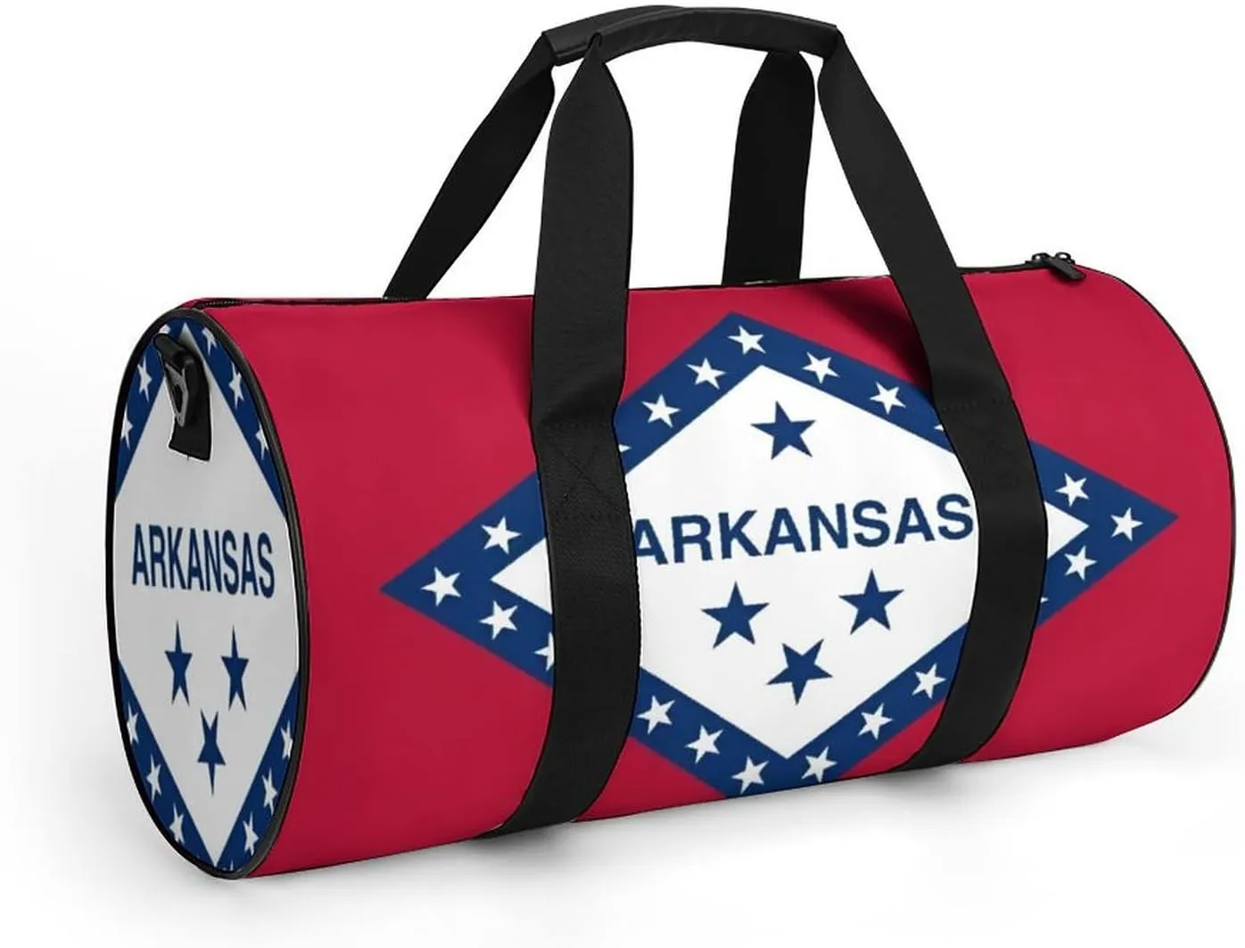 Gym Bag for Men Women Lightweight Sports Duffle Bag with Multiple Compartments Cylindrical Gym Bag for Fitness Travel And Outdoor Activities Ater Resistant Yoga Bag Training Bag Arkansas Pride