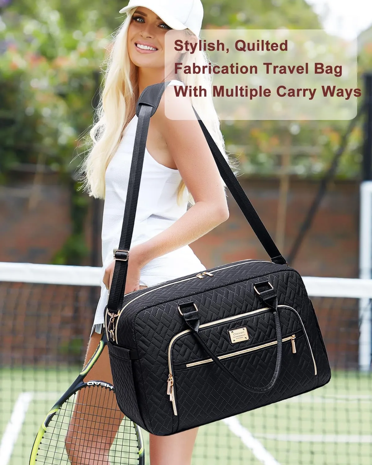 Gym Bag for Women,Travel Duffle Bag for Women,Weekender Overnight Bag with Wet Pocket,Carry On Bag with Toiletry Bag