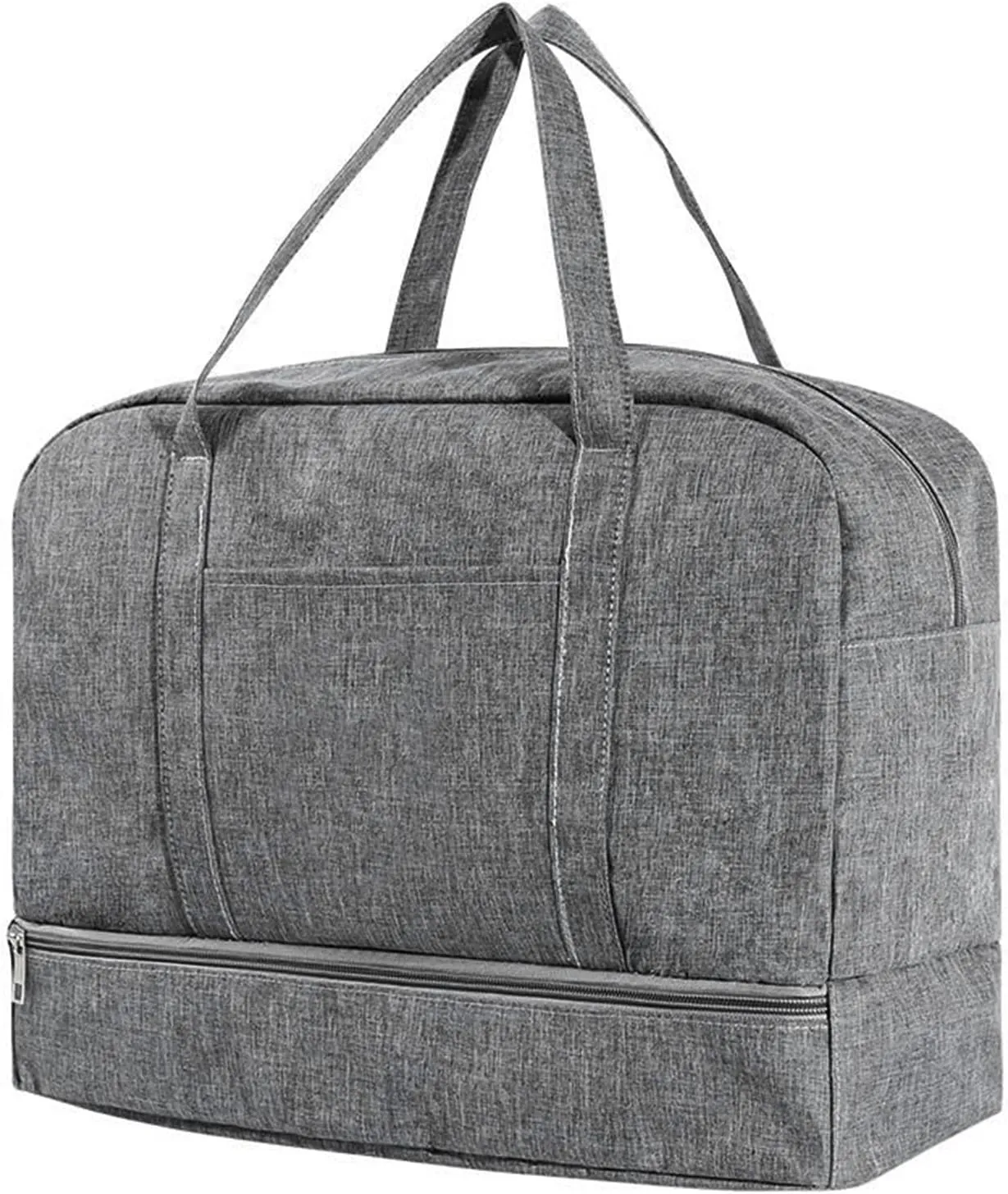 Gym Bag Stylish Dry Wet Separation Weekender Handbag Sports Fitness Tote Bag Oxford Cloth PVC Waterproof Practical Travel Bag for Yoga Swimming