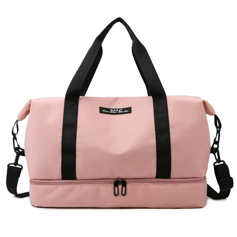 Gym Bag with Shoe Compartment