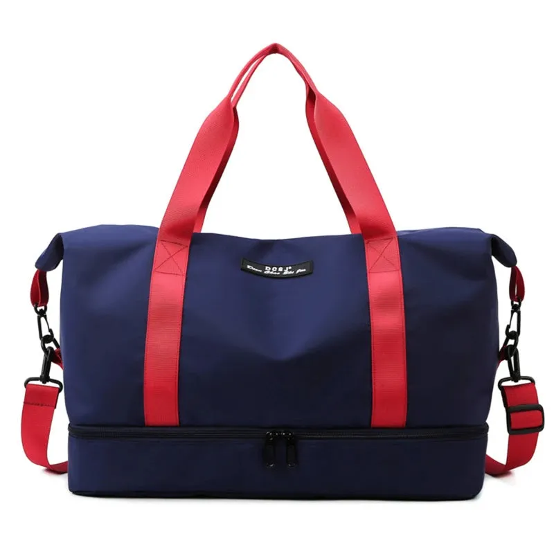 Gym Bag with Shoe Compartment