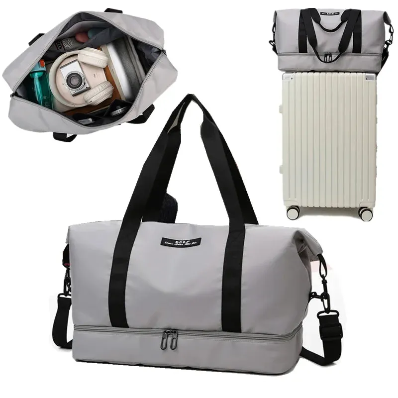 Gym Bag with Shoe Compartment