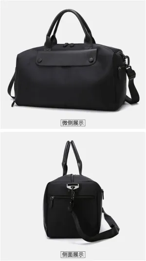 Gym bag Women's large capacity Yoga storage bag Swimming bag Business travel duffel bag Portable short-haul travel bag (gray)
