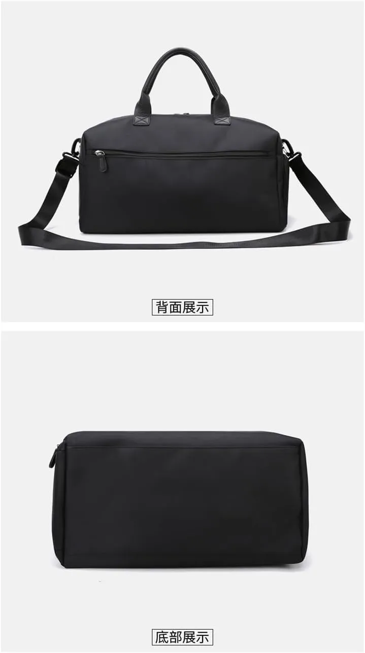 Gym bag Women's large capacity Yoga storage bag Swimming bag Business travel duffel bag Portable short-haul travel bag (khaki)