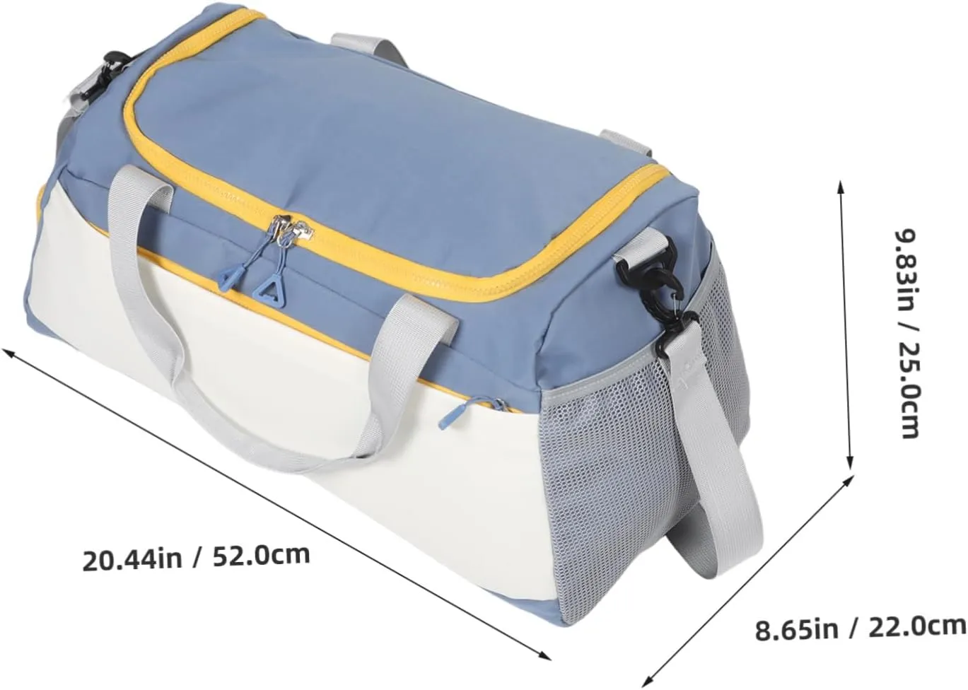Gyms Bag Duffel Bag for Travel Large Capacity Workout Tote with Compartments for Sports Yoga and Trips for Women and Men