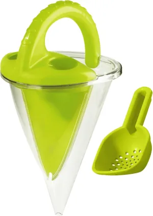 HABA Spilling Funnel XXL with Sifting Shovel - Ultimate Sand & Water Mixing Toy, Ideal Beach Toys for Kids Ages 4-8 & Sand Castle Building Kit