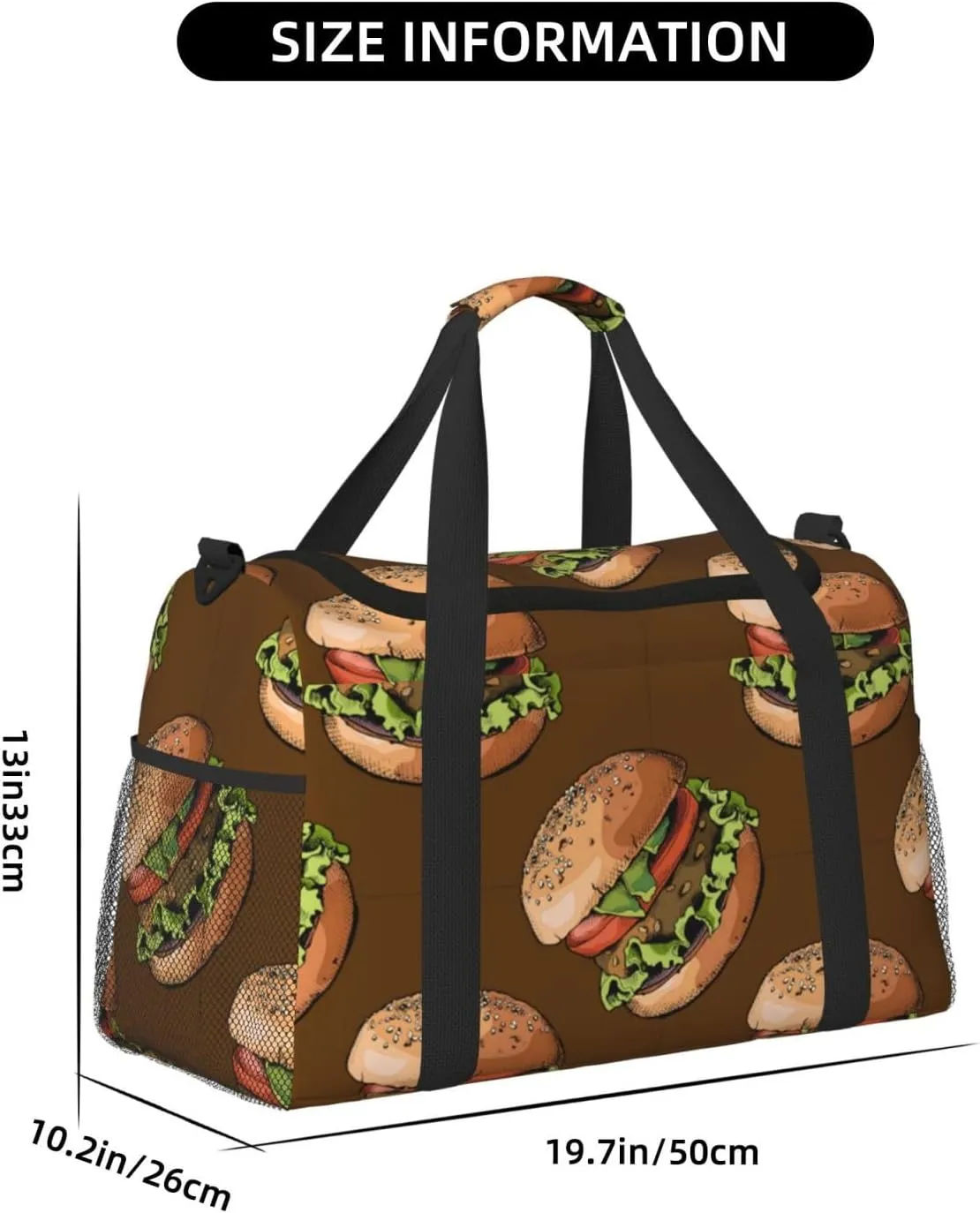 Hamburg Travel Duffel Bag Large Foldable Waterproof Overnight Bag For Beach Swim Bags Pool Sports Gym