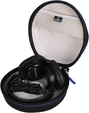 Hard Travel Case for M-Audio HDH40 Over Ear Headphones/SteelSeries Arctis 3 Console - Stereo Wired Gaming Headset/Turtle Beach Recon Spark Gaming Headset, Protective Carrying Storage Bag