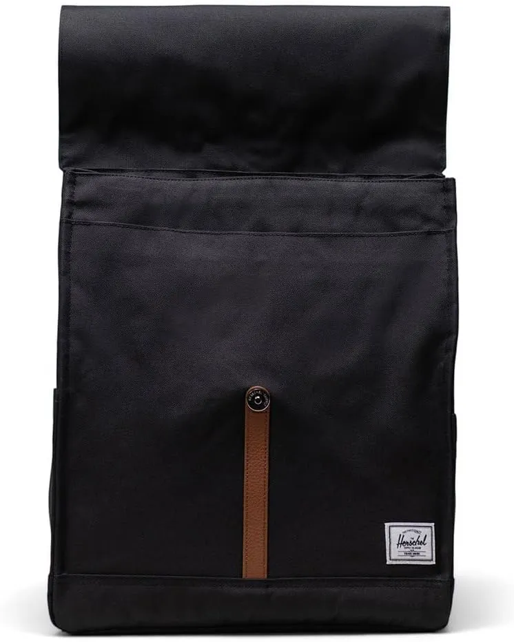 Herschel City Backpack, Black/Black, Mid-Volume 14.0L