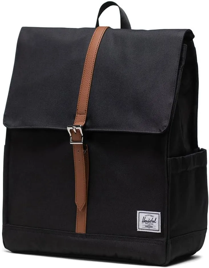 Herschel City Backpack, Black/Black, Mid-Volume 14.0L