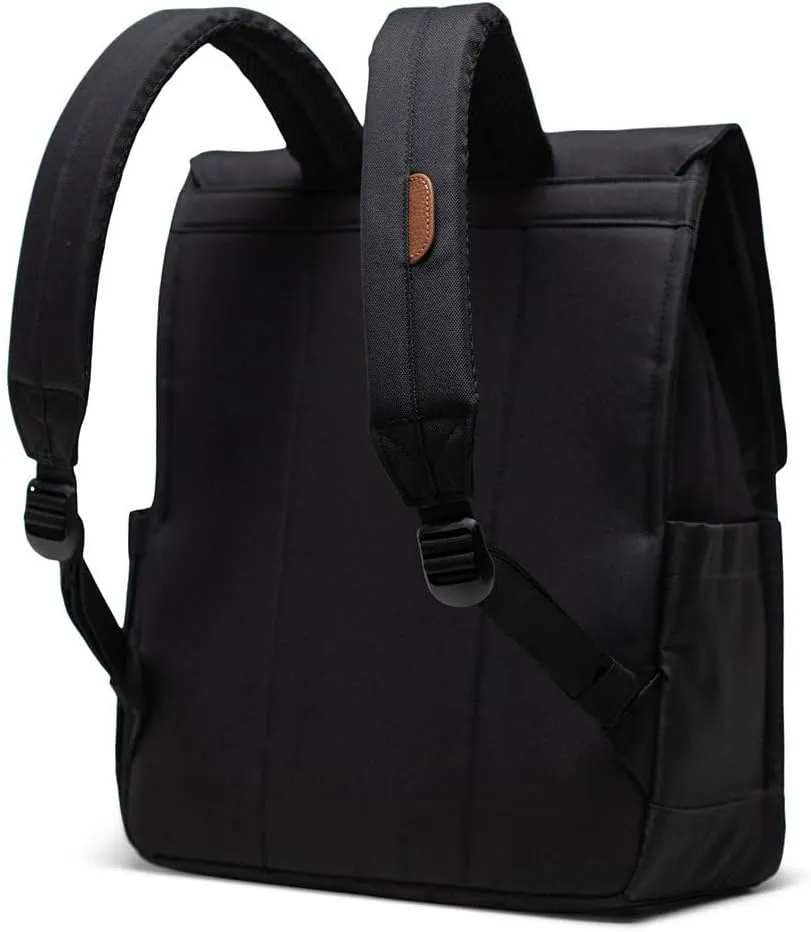 Herschel City Backpack, Black/Black, Mid-Volume 14.0L
