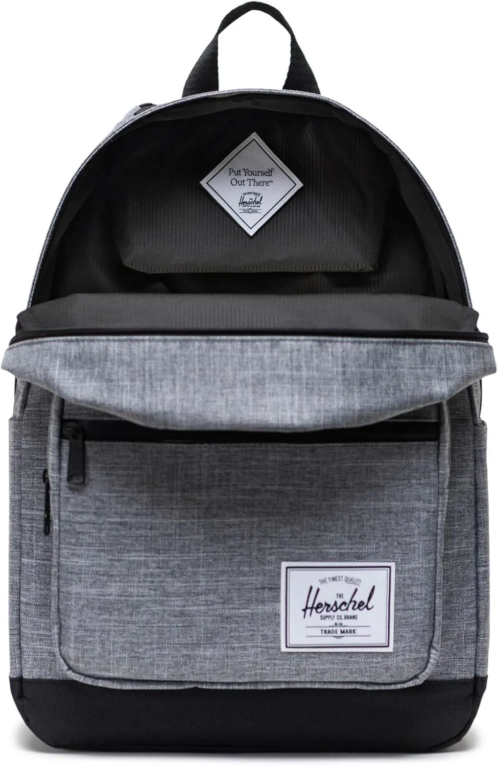 Herschel Pop Quiz Backpack, Raven Crosshatch