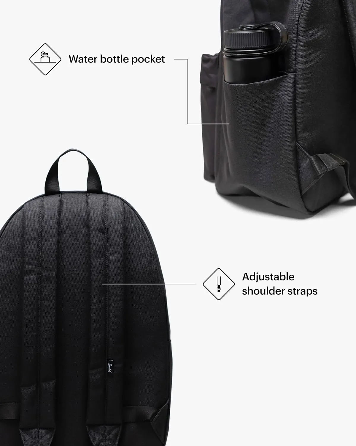 Herschel Supply Co. Classic Backpack, Black, XL-30L