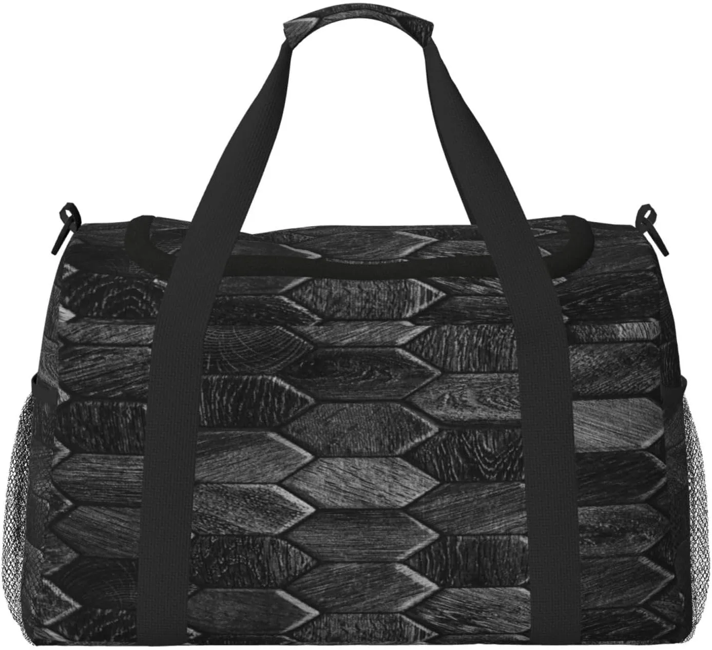 Hexagonal Rectangle Travel Duffel Bag Large Foldable Waterproof Overnight Bag For Beach Swim Bags Pool Sports Gym