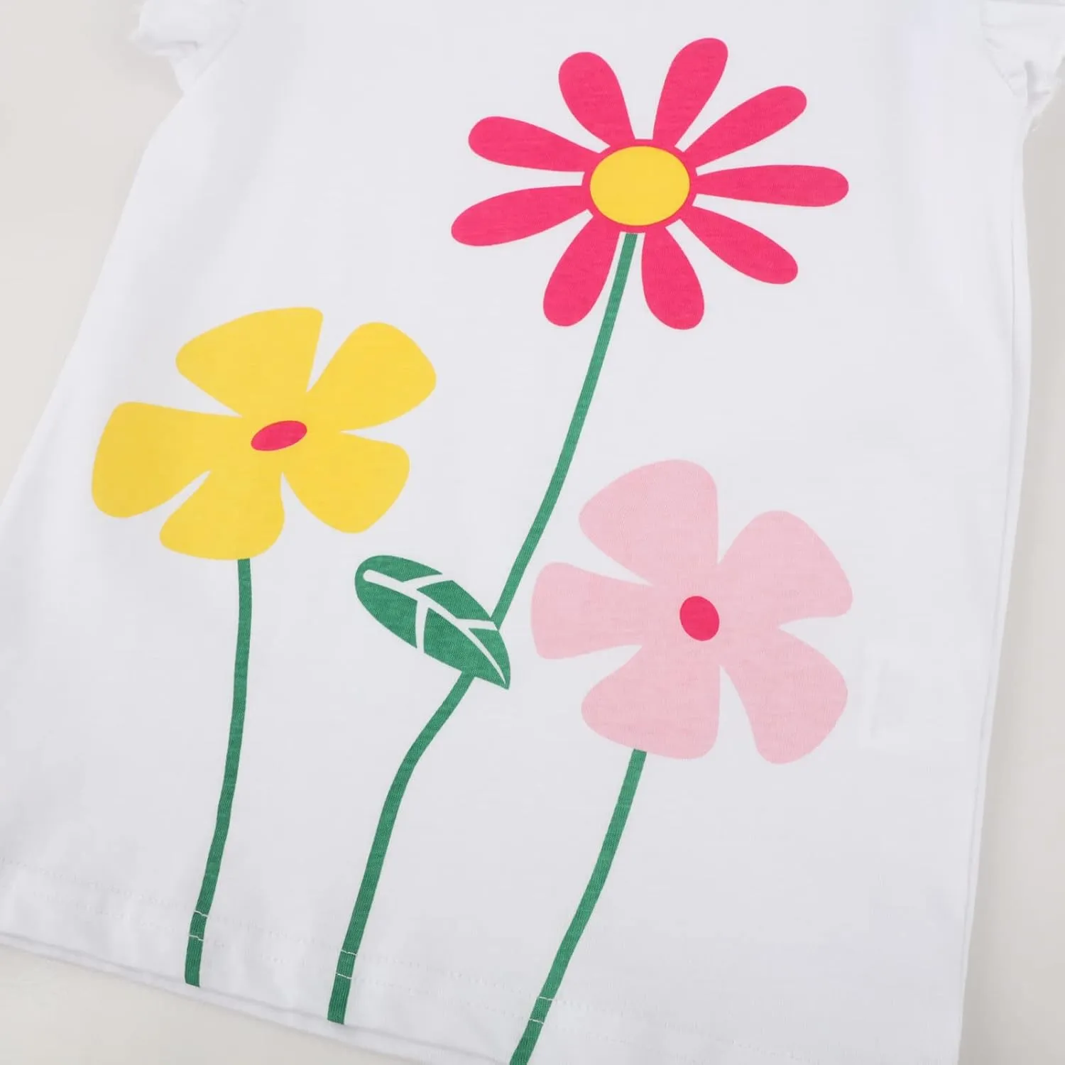 HILEELNAG Girls' Tees Short Sleeve Cotton Casual Graphic T-Shirts Easter Summer Tops 3Packs