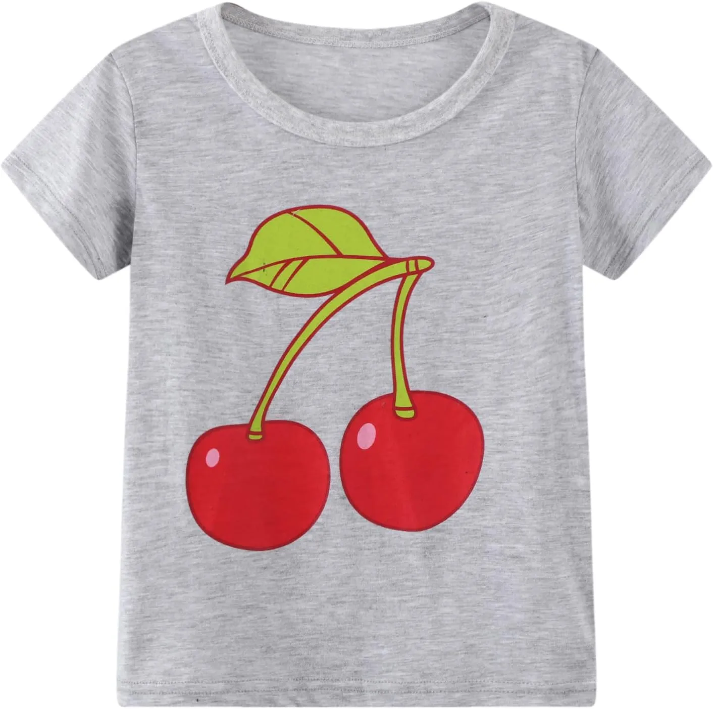 HILEELNAG Girls' Tees Short Sleeve Cotton Casual Graphic T-Shirts Easter Summer Tops 3Packs