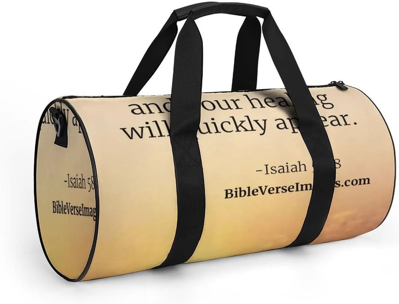 'His Eyes Are on The Sparrow Fitness Bag Waterproof And Stain Resistant Suitable for Unisex