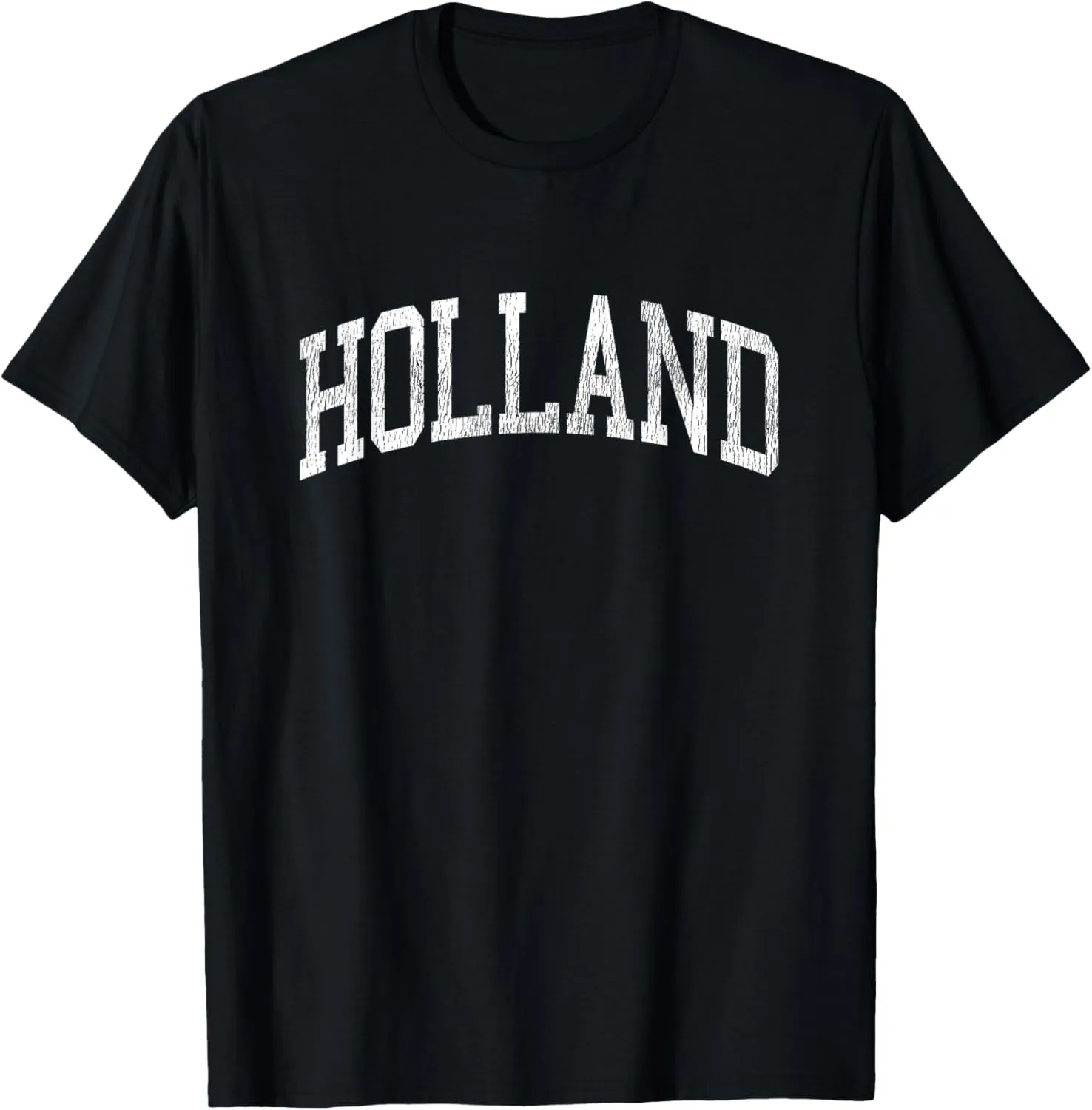 Holland New Jersey NJ Vintage Athletic Sports Design T-Shirt