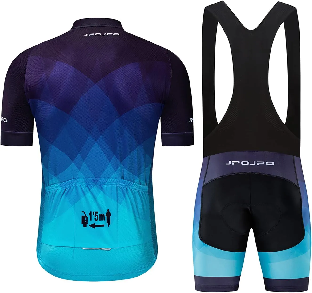 Hotlion Men's Cycling Jersey Set Summer Cycling Clothing Suit Pro Team Bike Clothes Road Biking Outfits Bicycle Kit for Men