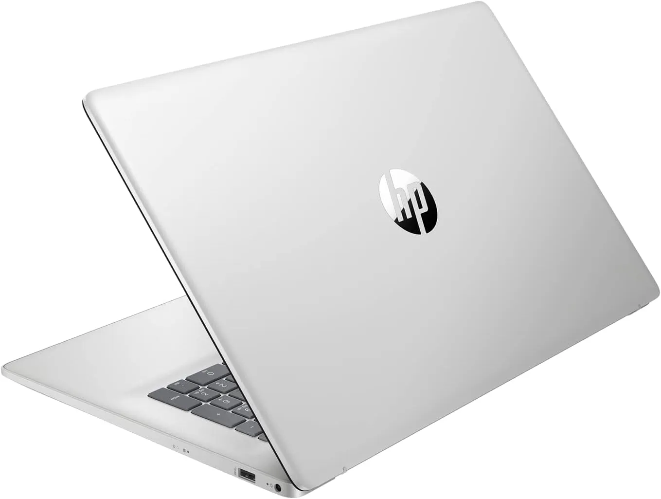 HP 17 Laptop, 17.3” HD  Display, 11th Gen Intel Core i3-1125G4 Processor, 8GB RAM, 256GB SSD, Wi-Fi, HDMI, Webcam, Windows 11 Home, Silver