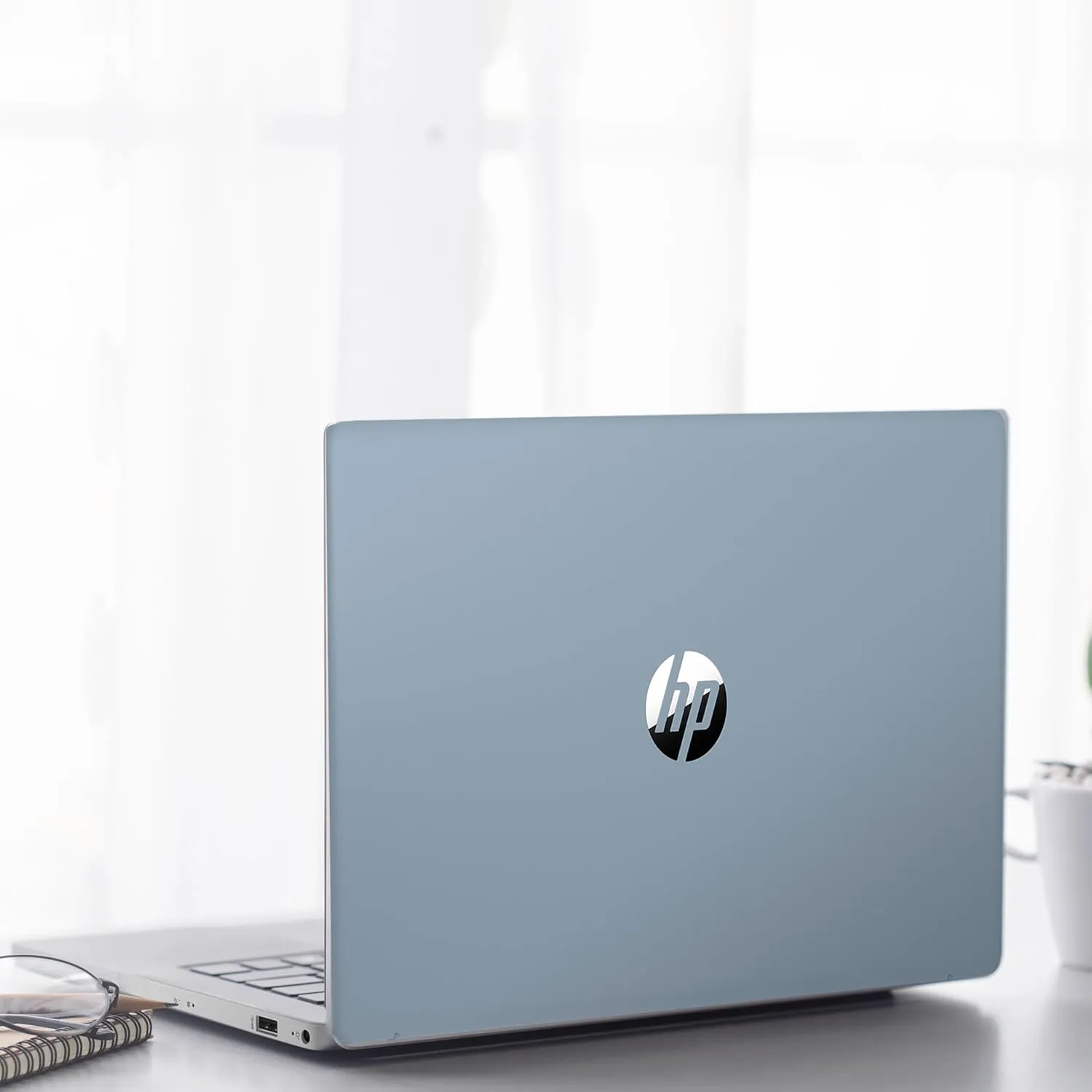 HP 17 Laptop, Intel Celeron N4120 Processor, 17.3’’ HD  Touchscreen Display, 32GB RAM,1TB SSD, Intel UHD Graphics, Backlit Keyboard, Windows 11 Home, Fatcayes Accessory, Moonlight Blue (Renewed)