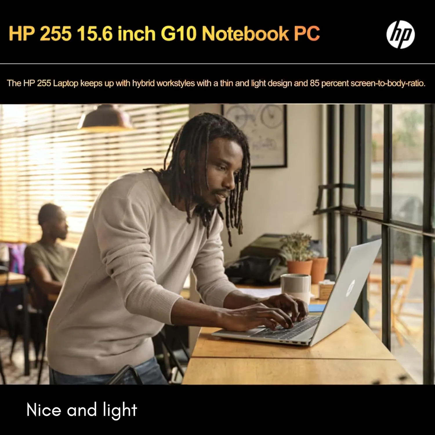 HP 255 G10 Laptop for Home or Work, 16GB RAM, 1TB SSD Storage, 15.6" Full HD, Ryzen 3 7330U (Beat Intel i5-1135G7), HDMI, USB-C, Windows 11 Pro, Ethernet Port Hub